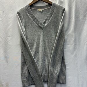 Boden Women's Gray V-Neck Sweater